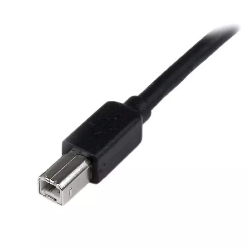 StarTech.com 20 m aktiivinen USB 2.0 A - B -kaapeli, pitkä USB-kaapeli, USB-tulostinkaapeli, 1x USB A (uros), 1x USB B (uros), musta