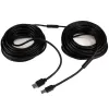 StarTech.com 20 m aktiivinen USB 2.0 A - B -kaapeli, pitkä USB-kaapeli, USB-tulostinkaapeli, 1x USB A (uros), 1x USB B (uros), musta