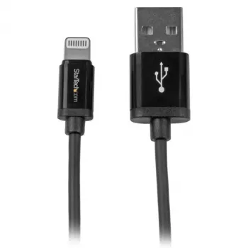 StarTech.com 1 m USB - Lightning -kaapeli – iPhone/iPad/iPod-latauskaapeli – suurnopeus Lightning - USB -kaapeli – Apple MFi -sertifioitu – musta