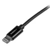 StarTech.com 1 m USB - Lightning -kaapeli – iPhone/iPad/iPod-latauskaapeli – suurnopeus Lightning - USB -kaapeli – Apple MFi -sertifioitu – musta