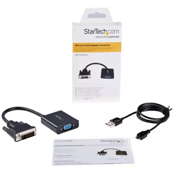 StarTech.com DVI-D - VGA -aktiiviadapteri-muunninkaapeli – 1080p
