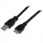 StarTech.com 1 m (3 ft) sertifioitu SuperSpeed USB 3.0 A - Micro B -kaapeli – uros/uros