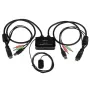 StarTech.com 2-porttinen USB HDMI -kaapeli-KVM-kytkin äänellä ja kaukosäätimellä – USB-virralla toimiva