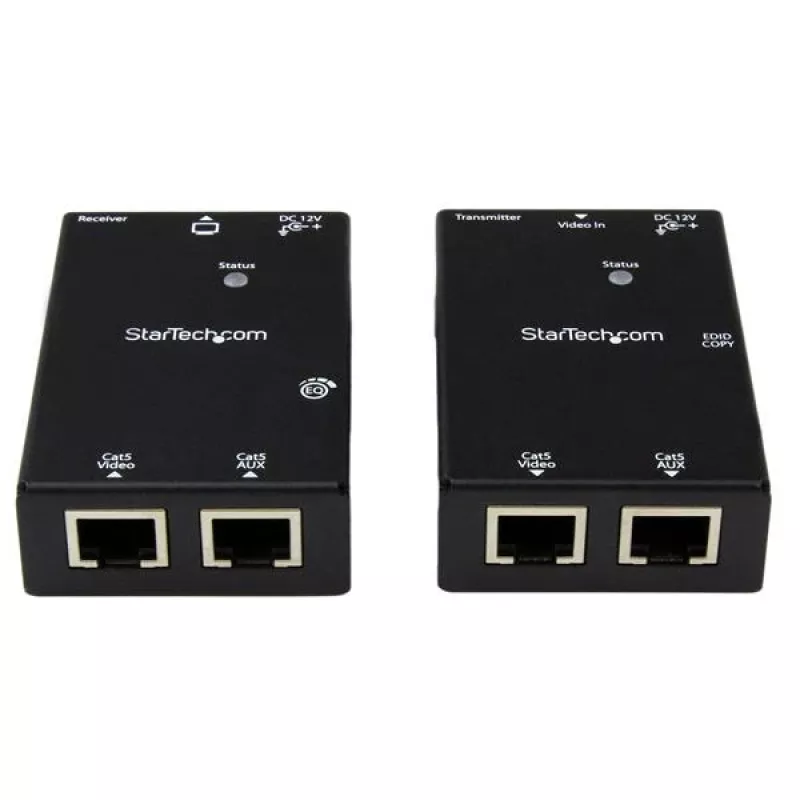 StarTech.com HDMI CAT5e/CAT6-kaapelin yli -jatko virransyötöllä kaapelin kautta – 50 m (165 ft)