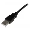 StarTech.com 1 m USB 2.0 -kaapeli A - kulmikas B – uros/uros, 1 m, USB A, USB B, USB 2.0, uros/uros, musta
