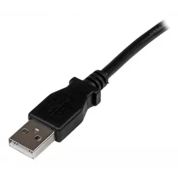 StarTech.com 1 m USB 2.0 -kaapeli A - kulmikas B – uros/uros, 1 m, USB A, USB B, USB 2.0, uros/uros, musta
