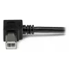 StarTech.com 1 m USB 2.0 -kaapeli A - kulmikas B – uros/uros, 1 m, USB A, USB B, USB 2.0, uros/uros, musta