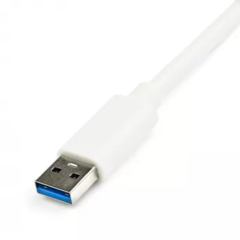 StarTech.com USB 3.0 - Gigabit Ethernet -adapteri NIC USB-portilla – valkoinen