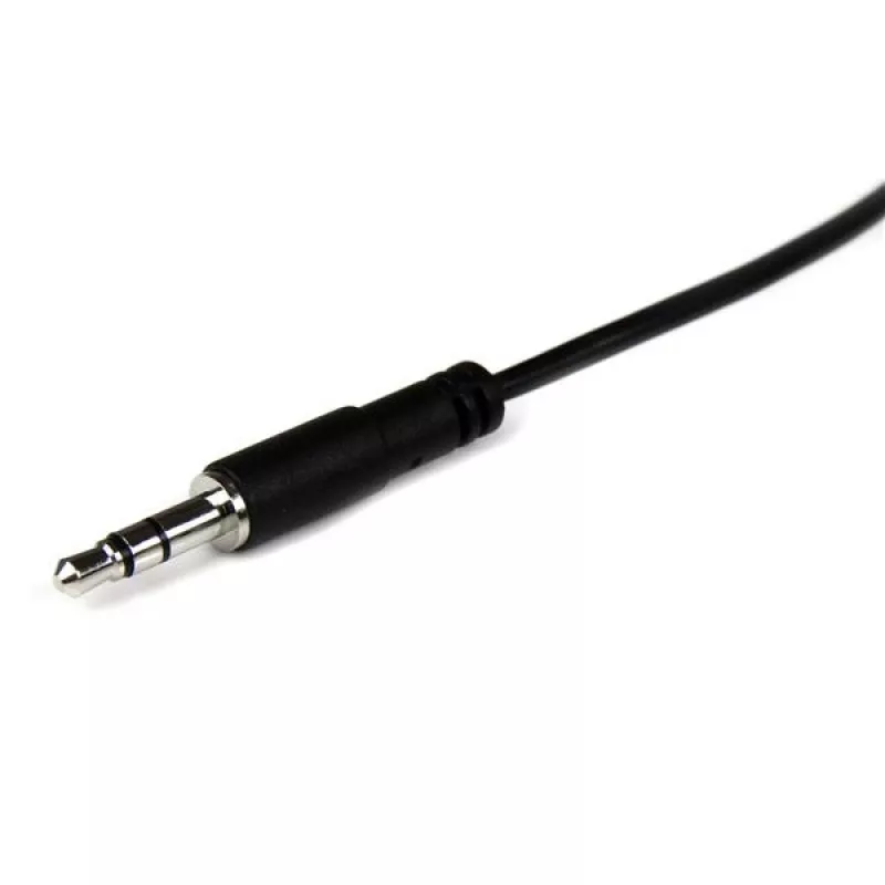 StarTech.com 2 m ohut 3,5 mm stereo-jatkoaudiokaapeli – uros/naaras
