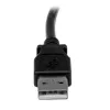 StarTech.com 1 m USB 2.0 A - vasemmalle kulmikas B -kaapeli – uros/uros