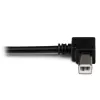StarTech.com 2 m USB 2.0 A - vasemmalle kulmikas B -kaapeli – uros/uros