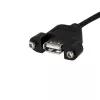 StarTech.com 3 ft paneeliasennettava USB-kaapeli – USB A - emolevyn header -kaapeli naaras/naaras