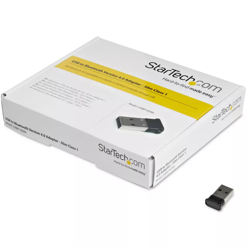 StarTech.com Mini USB Bluetooth 4.0 -adapteri – 50 m Class 1 EDR langaton dongle