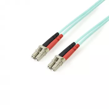 StarTech.com 3 m (10 ft) LC/UPC - LC/UPC OM3 monimuotokuituinen kaapeli, täysdupleksi 50/125 µm zipcord-kuituinen kaapeli, 100G, alhainen vaimennus, LSZH-kuituinen liitäntäkaapeli