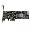 StarTech.com 4-porttinen PCI Express (PCIe) SuperSpeed USB 3.0 -korttiadapteri 2 dedikoidulla 5 Gbit/s -kanavalla – UASP – SATA / LP4 virransyöttö