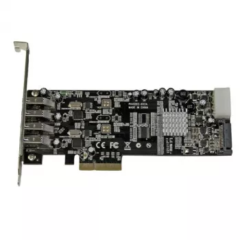 StarTech.com 4-porttinen PCI Express (PCIe) SuperSpeed USB 3.0 -korttiadapteri 2 dedikoidulla 5 Gbit/s -kanavalla – UASP – SATA / LP4 virransyöttö