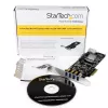 StarTech.com 4-porttinen PCI Express (PCIe) SuperSpeed USB 3.0 -korttiadapteri 2 dedikoidulla 5 Gbit/s -kanavalla – UASP – SATA / LP4 virransyöttö