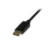 StarTech.com 1 m DisplayPort–DVI-kaapeli – 1080p-video – aktiivinen DisplayPort–DVI-sovitinkaapeli – DisplayPort–DVI-D-kaapelimuunnin Single Link – DP 1.2 – DVI-monitorikaapeli