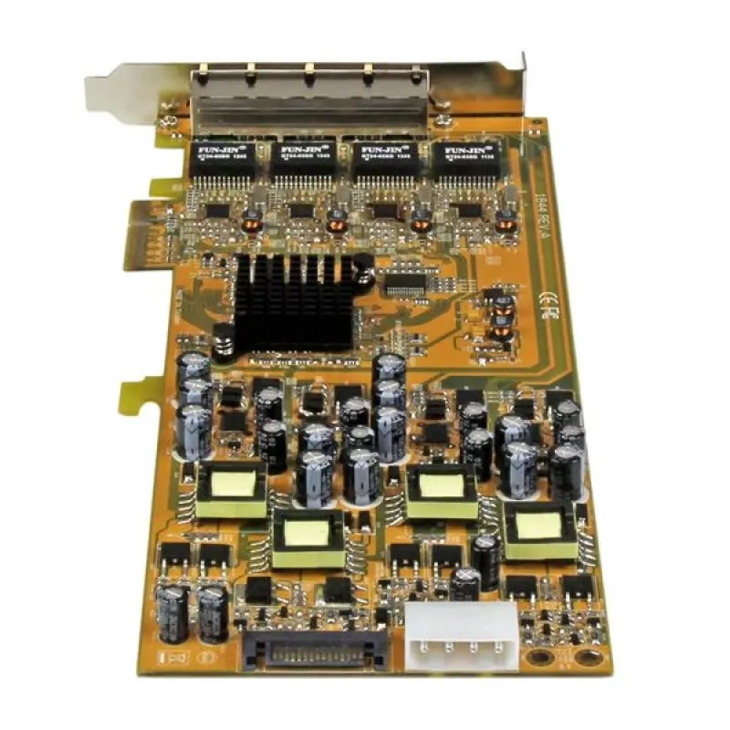 StarTech.com 4-porttinen Gigabit Power over Ethernet PCIe -verkkokortti – PSE / PoE PCI Express NIC – TAA