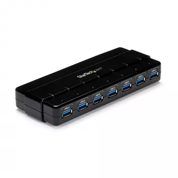 StarTech.com 7-porttinen USB 3.0 -keskitin - pöytämalli ~ 7-porttinen USB 3.0 -keskitin (5 Gbps) - pöytämalli