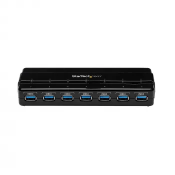 StarTech.com 7-porttinen USB 3.0 -keskitin - pöytämalli ~ 7-porttinen USB 3.0 -keskitin (5 Gbps) - pöytämalli