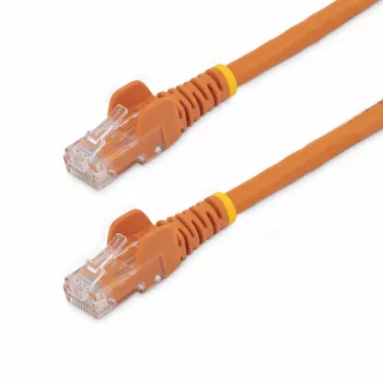 StarTech.com 3 m CAT6 Ethernet-kaapeli – oranssi CAT 6 gigabit Ethernet-johto – 250 MHz 100W PoE RJ45 UTP verkko-/patch-kaapeli, ilman lukituskieltä, vedonpoistolla, yksittäin testattu