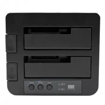 StarTech.com kaksipaikkainen kiintolevyn kopioija, erillinen USB 3.0 (5 Gbit/s) / eSATA – 2,5/3,5 tuuman SATA III HDD/SSD -kloonaaja/kopioija, kiintolevytelakka, kiintolevykloonaaja