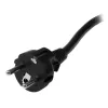 StarTech.com 2 m (6ft) tietokoneen virtakaapeli, 16AWG, EU Schuko - C19, 16A 250V, musta vara-AC-virtakaapeli, tulostimen virtakaapeli, PC-virtalähdekaapeli, näytön virtakaapeli – UL-hyväksytty
