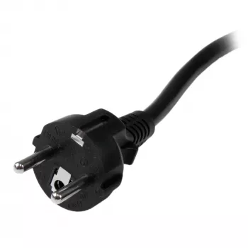 StarTech.com 2 m (6ft) tietokoneen virtakaapeli, 16AWG, EU Schuko - C19, 16A 250V, musta vara-AC-virtakaapeli, tulostimen virtakaapeli, PC-virtalähdekaapeli, näytön virtakaapeli – UL-hyväksytty