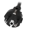 StarTech.com 2 m (6ft) tietokoneen virtakaapeli, 16AWG, EU Schuko - C19, 16A 250V, musta vara-AC-virtakaapeli, tulostimen virtakaapeli, PC-virtalähdekaapeli, näytön virtakaapeli – UL-hyväksytty