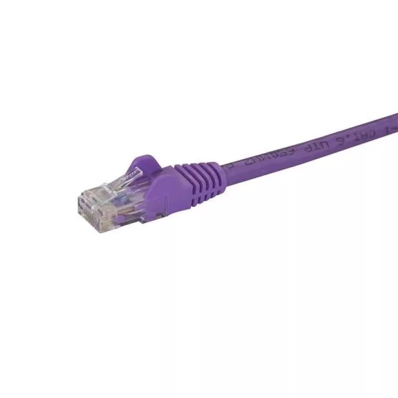 StarTech.com 2 m CAT6 Ethernet-kaapeli – violetti CAT 6 gigabit Ethernet-kaapeli – 250MHz 100W PoE RJ45 UTP verkko-/patch-kaapeli ilman lukituskieltä, vedonpoistolla, yksittäin testattu