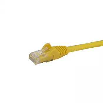 StarTech.com 2 m CAT6 Ethernet -kaapeli – keltainen, CAT 6 Gigabit Ethernet -kaapeli – 250 MHz, 100 W PoE, RJ45, UTP-verkko-/patch-kaapeli, lukituskieli suojattu vedonpoistolla, yksittäin testattu