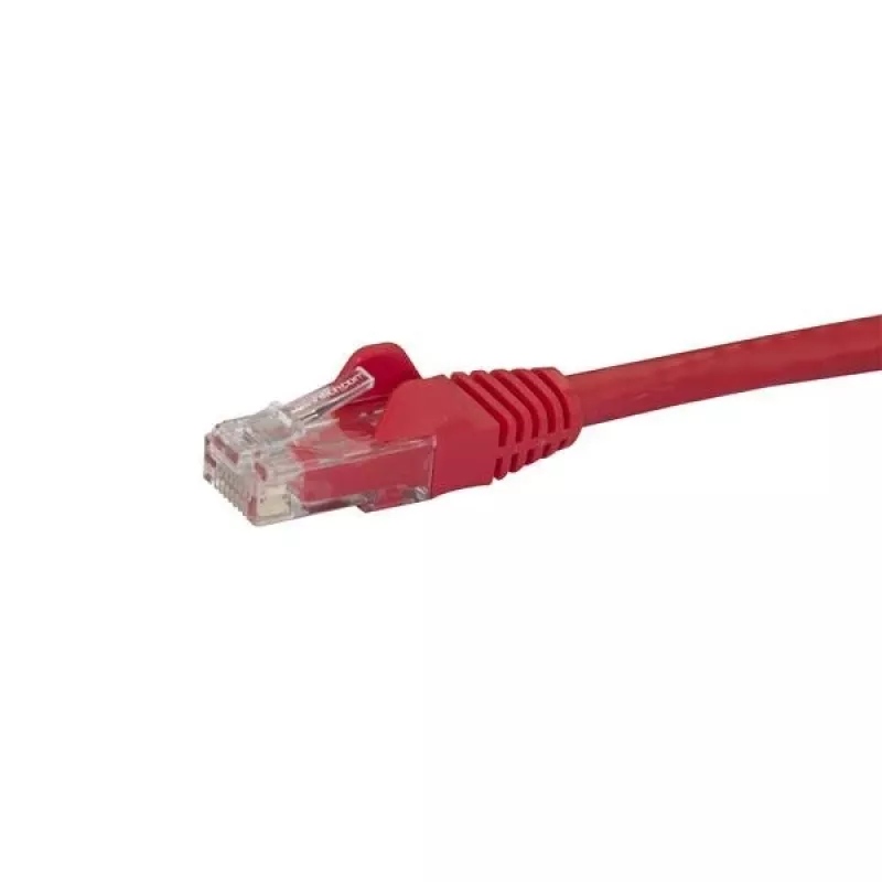 StarTech.com 2m CAT6 Ethernet-kaapeli – Red CAT 6 Gigabit Ethernet -johto – 250MHz 100W PoE RJ45 UTP verkko-/patch-kaapeli ilman lukituskieltä vedonpoistolla yksittäin testattu