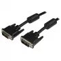 StarTech.com 3 m DVI-D Single Link -kaapeli - M/M, 3 m, DVI-D, DVI-D, uros, uros, musta