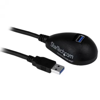 StarTech.com 5 ft musta pöytämallin SuperSpeed USB 3.0 -jatkokaapeli - A – A M/F