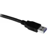 StarTech.com 5 ft musta pöytämallin SuperSpeed USB 3.0 -jatkokaapeli - A – A M/F