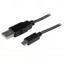 StarTech.com Micro-USB-kaapeli – M/M – 2 m, 2 m, USB-A, Micro-USB-B, USB 2.0, 0,48 Gbit/s, musta