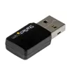 StarTech.com USB 2.0 AC600 Mini Dual-Band Wireless-AC -verkkosovitin - 1T1R 802.11ac WLAN-sovitin