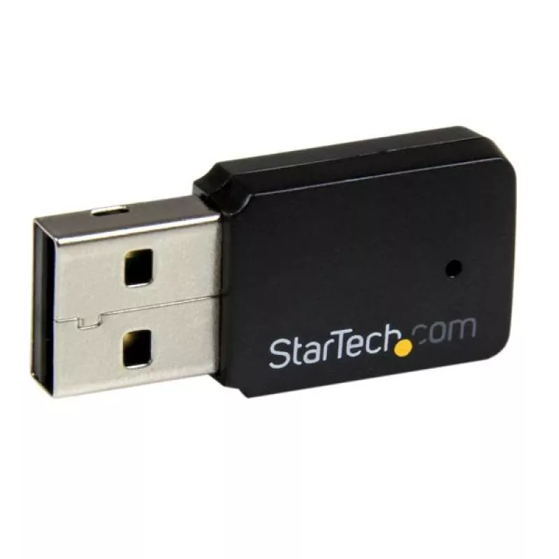 StarTech.com USB 2.0 AC600 Mini Dual-Band Wireless-AC -verkkosovitin - 1T1R 802.11ac WLAN-sovitin