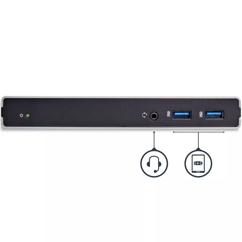 StarTech.com kahden näytön USB 3.0 -telakka DVI:llä ja pystytelineellä