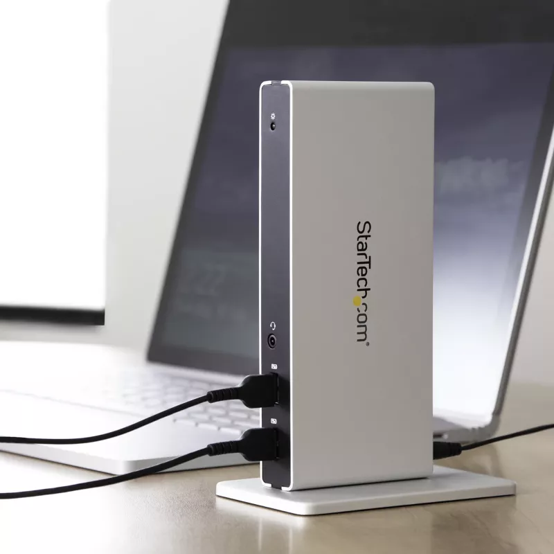 StarTech.com kahden näytön USB 3.0 -telakka DVI:llä ja pystytelineellä