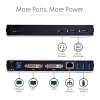 StarTech.com kahden näytön USB 3.0 -telakka DVI:llä ja pystytelineellä