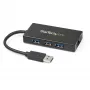 StarTech.com 3-porttinen kannettava USB 3.0 -keskitin Gigabit Ethernetillä - alumiinia integroidulla kaapelilla ~ 3-porttinen kannettava USB 3.0 -keskitin Gigabit Ethernetillä - 5 Gbit/s - alumiinia integroidulla kaapelilla