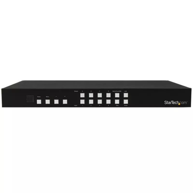 StarTech.com 4x4 HDMI-matriisikytkin kuva kuvassa -monikatseluun tai videoseinään