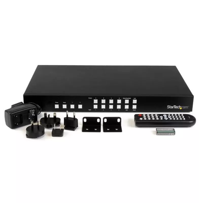 StarTech.com 4x4 HDMI-matriisikytkin kuva kuvassa -monikatseluun tai videoseinään