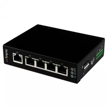 StarTech.com 5-porttinen hallitsematon teollinen Gigabit Ethernet -kytkin – DIN-kisko / seinäasennus