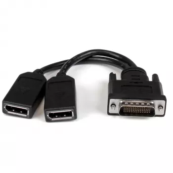 StarTech.com 20 cm DMS-59 – Dual DisplayPort -sovitinkaapeli - 4K x 2K -video