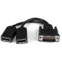 StarTech.com 20 cm DMS-59 – Dual DisplayPort -sovitinkaapeli - 4K x 2K -video