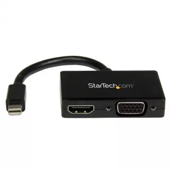 StarTech.com Travel A/V -sovitin: 2-in-1 Mini DisplayPort – HDMI tai VGA -muunnin