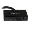 StarTech.com Travel A/V -sovitin: 2-in-1 Mini DisplayPort – HDMI tai VGA -muunnin